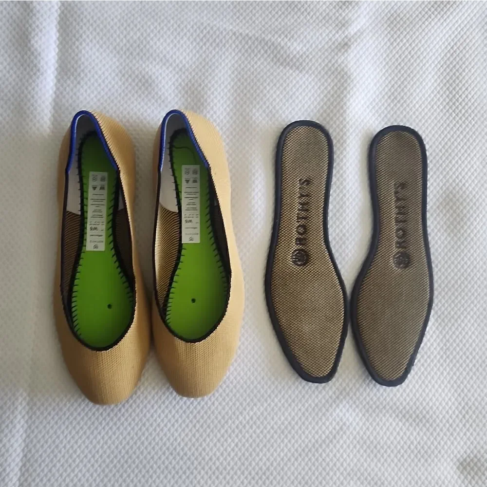 Rothy's Women's Yellow Flats - Picture 7 of 10